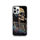 iPhone Case - Cosmic Skeleton Smoking