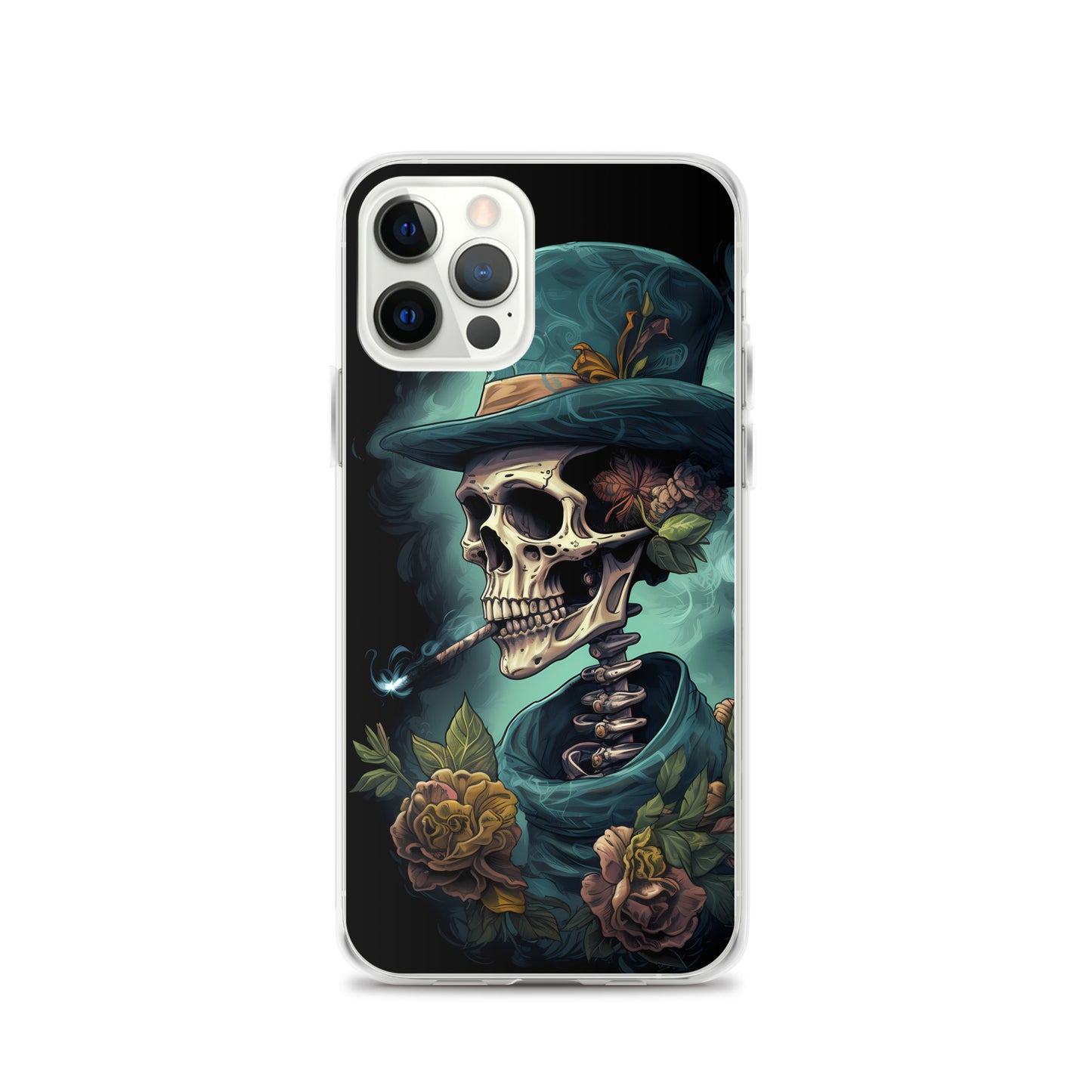 iPhone Case - Gothic Rose Skeleton