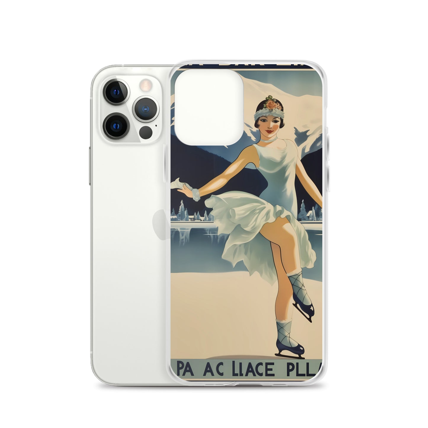 iPhone Case - Vintage Adverts - Lake Placid Skater