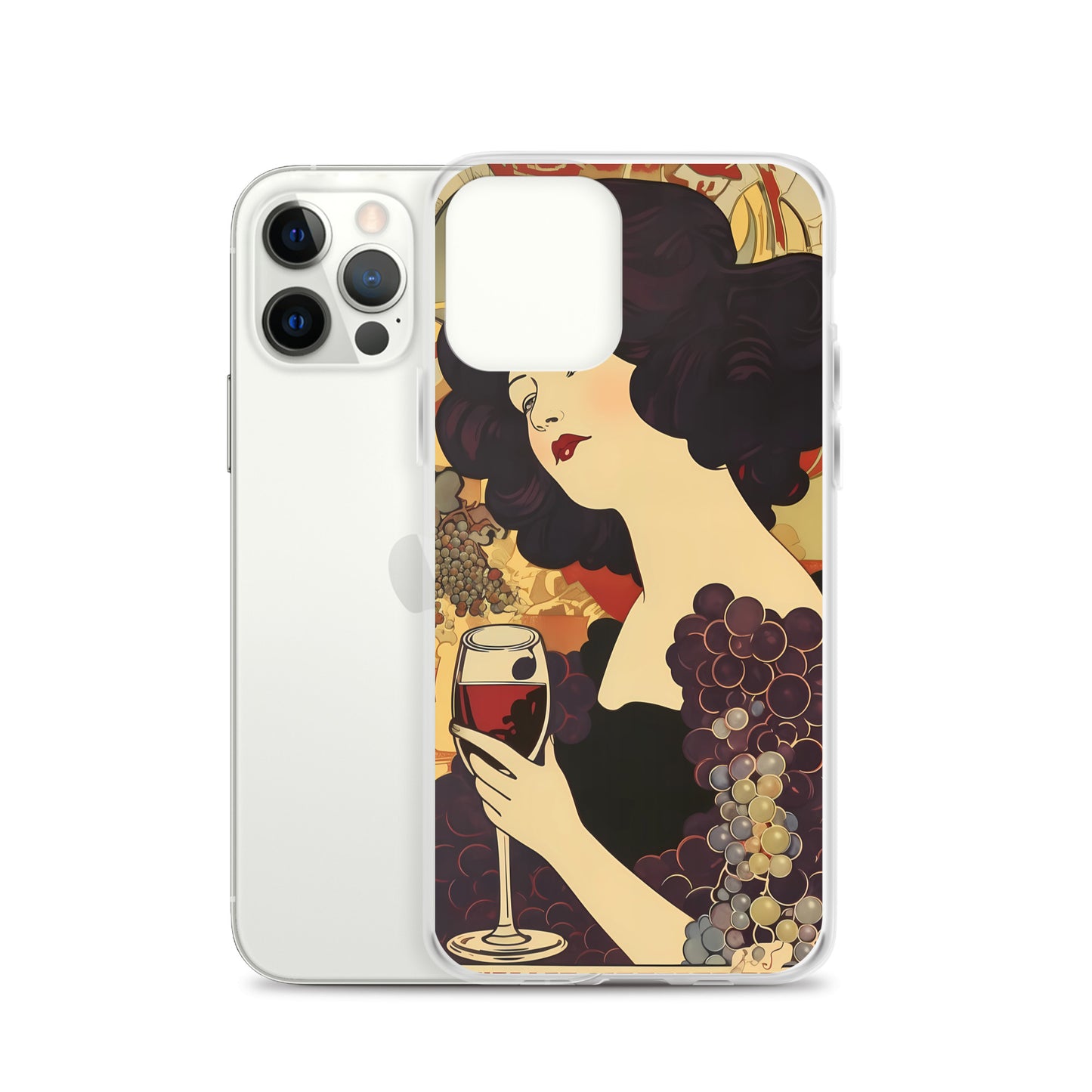 iPhone Case - Vintage Adverts - Wine and Grapes