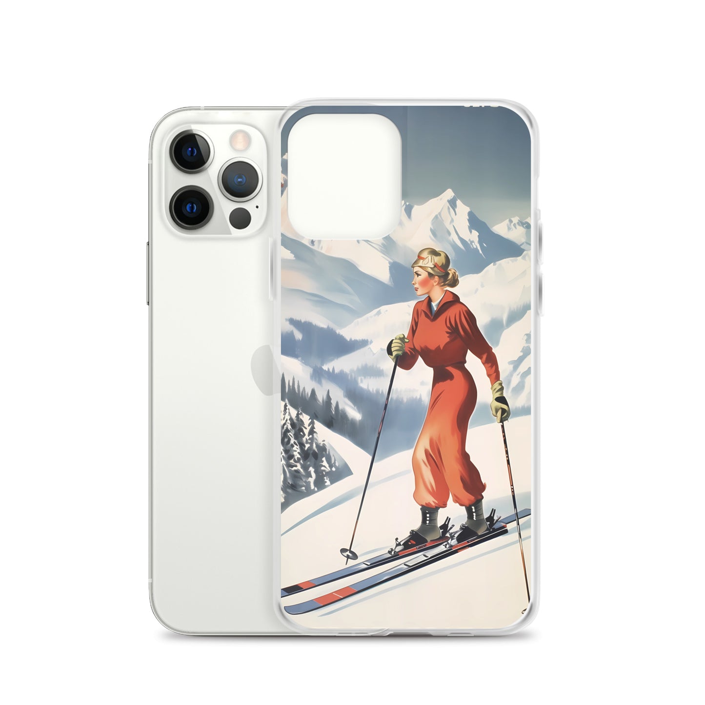 iPhone Case - Vintage Adverts - Skiing