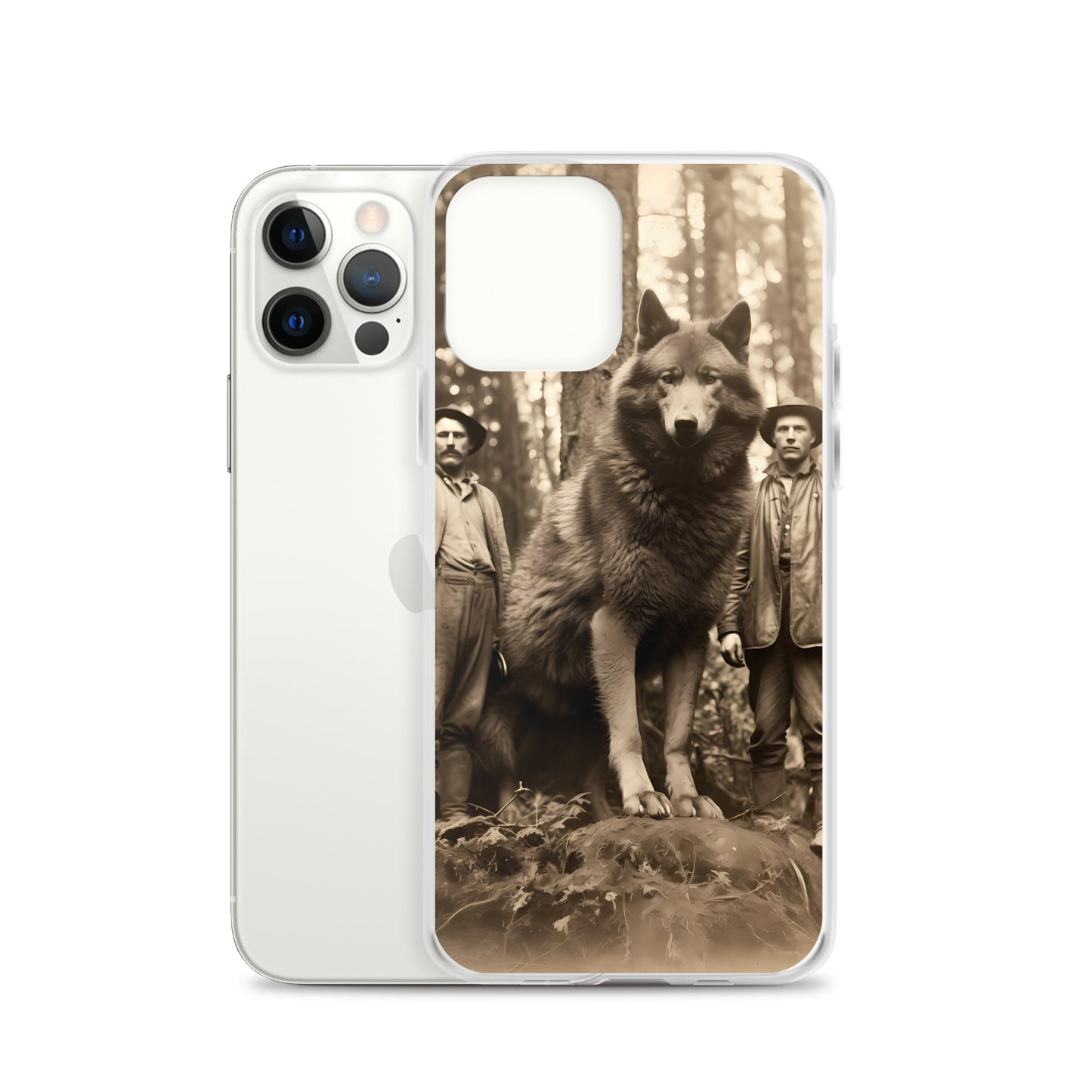 iPhone Case - The Logger and the Wolf