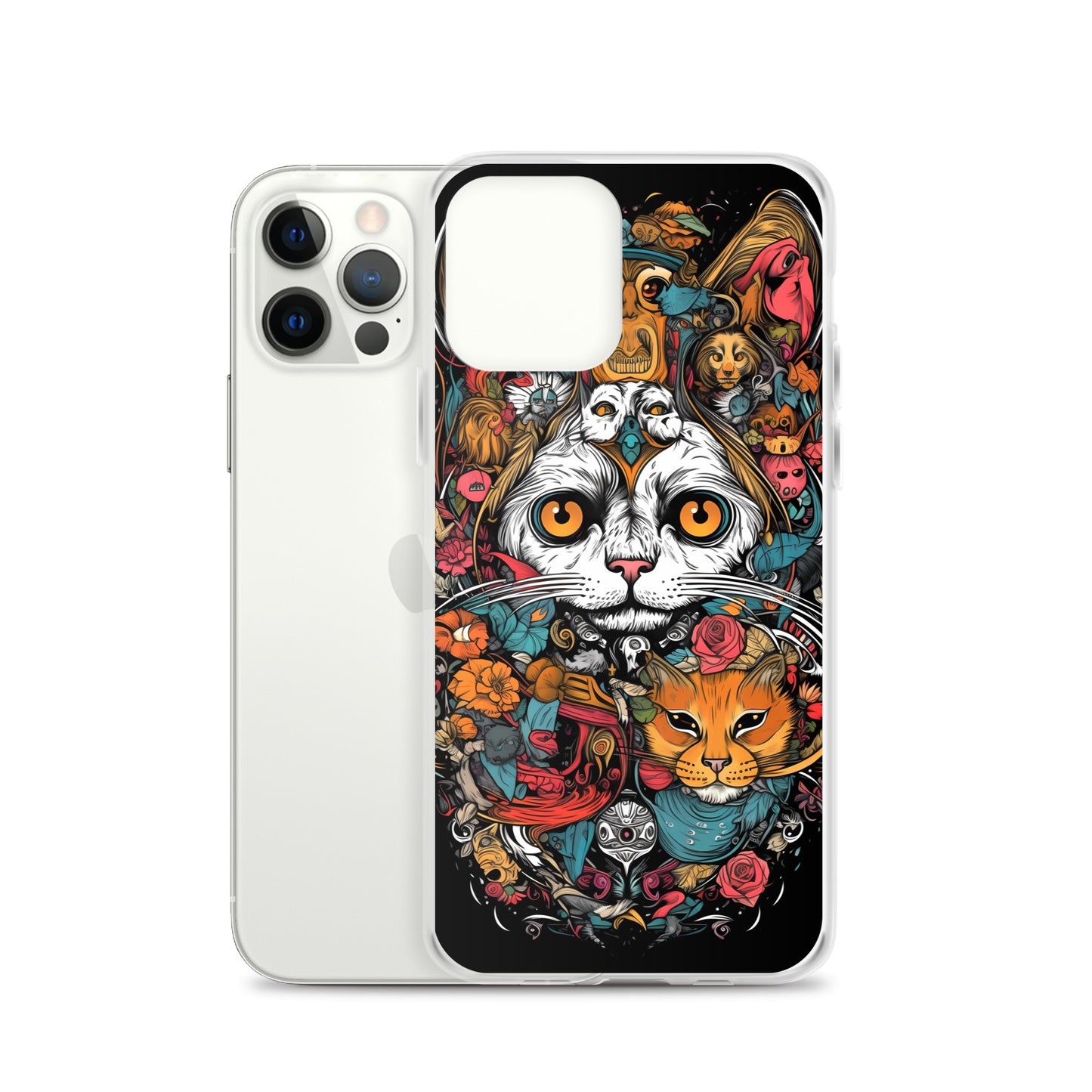 iPhone Case - Whimsical Cat Menagerie