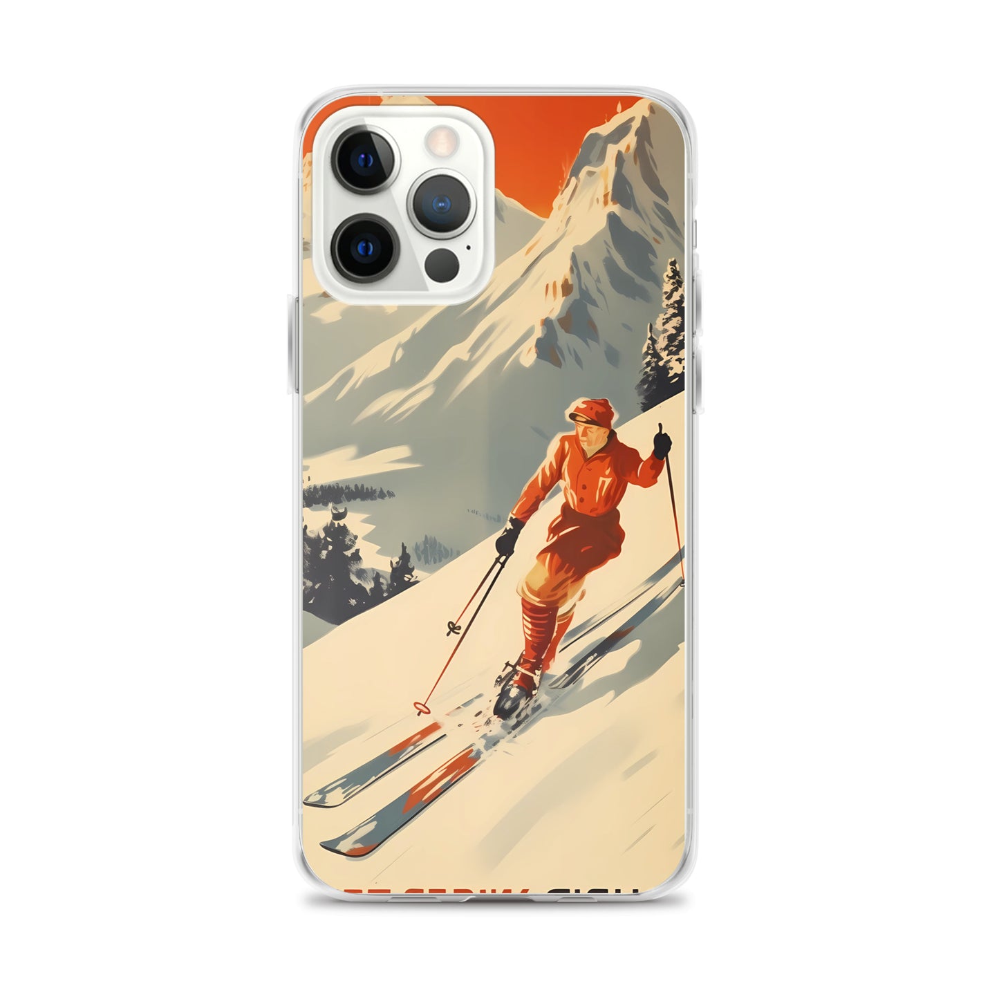 iPhone Case - Vintage Adverts - Swiss Skier