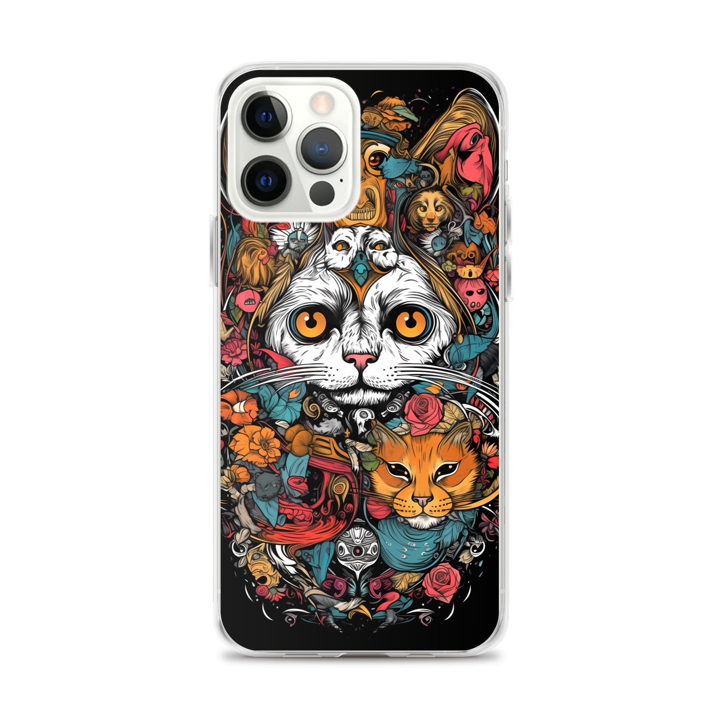 iPhone Case - Whimsical Cat Menagerie