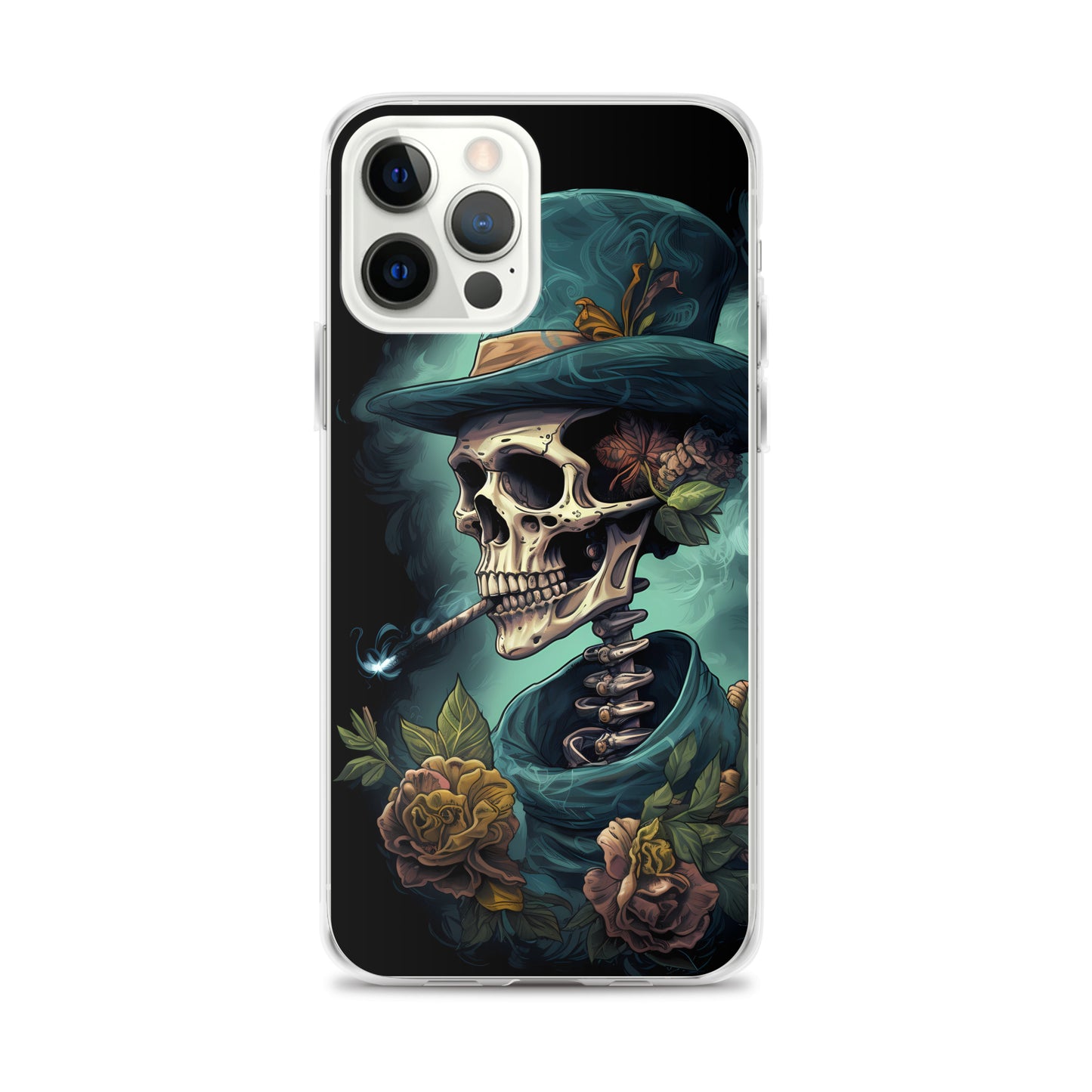 iPhone Case - Gothic Rose Skeleton