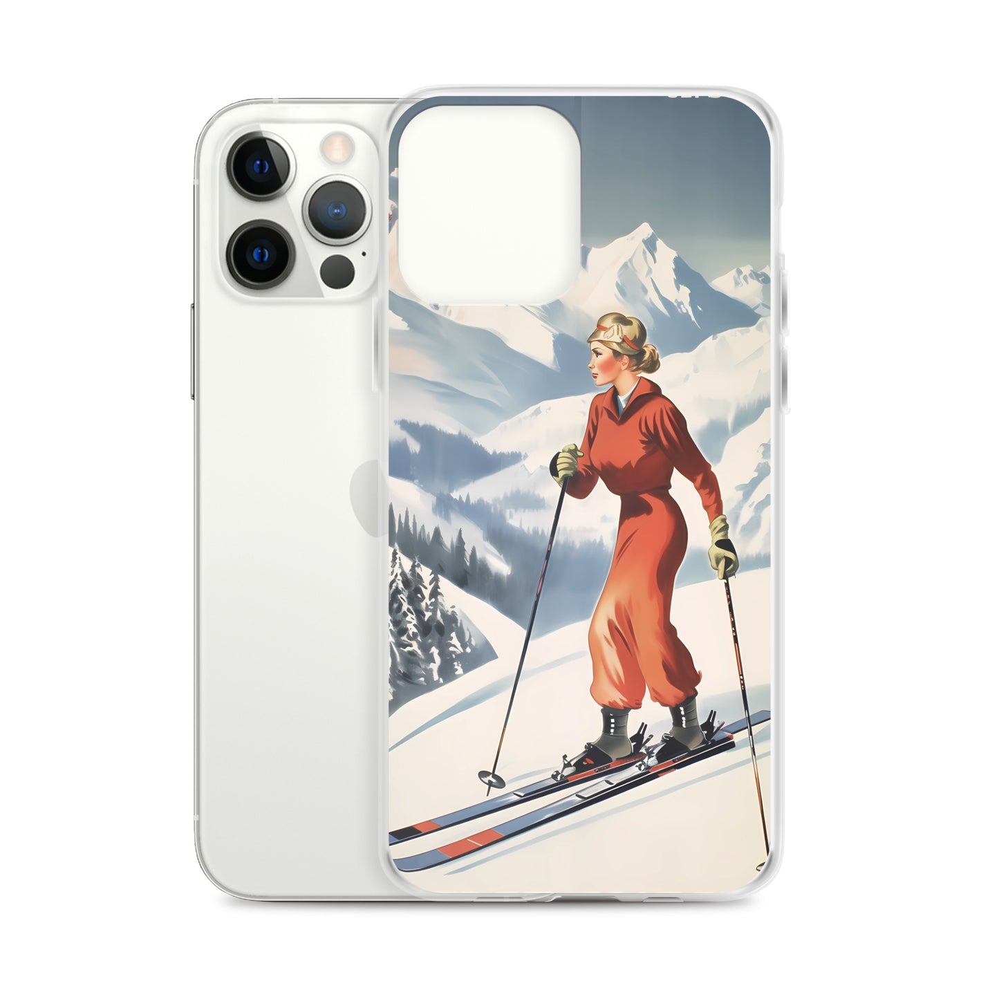 iPhone Case - Vintage Adverts - Skiing