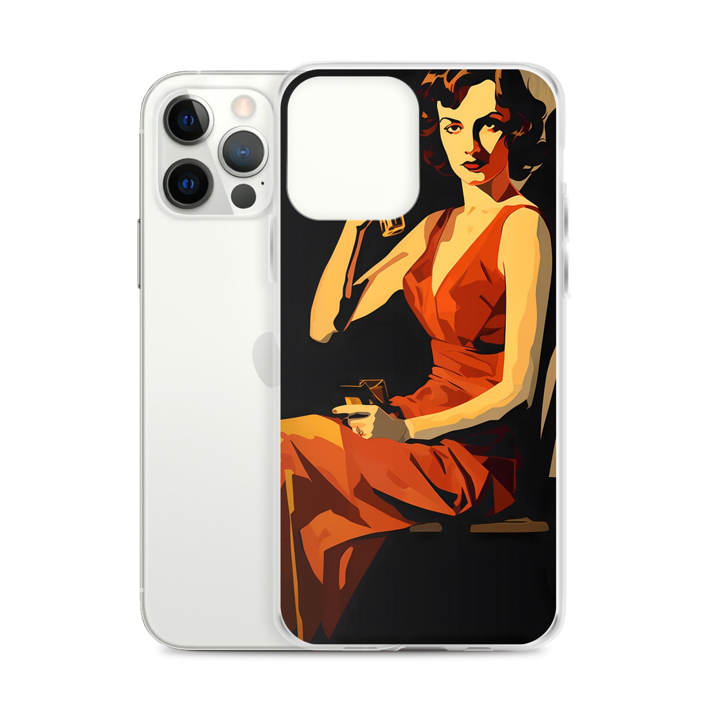 iPhone Case - Vintage Noir Pin-Up