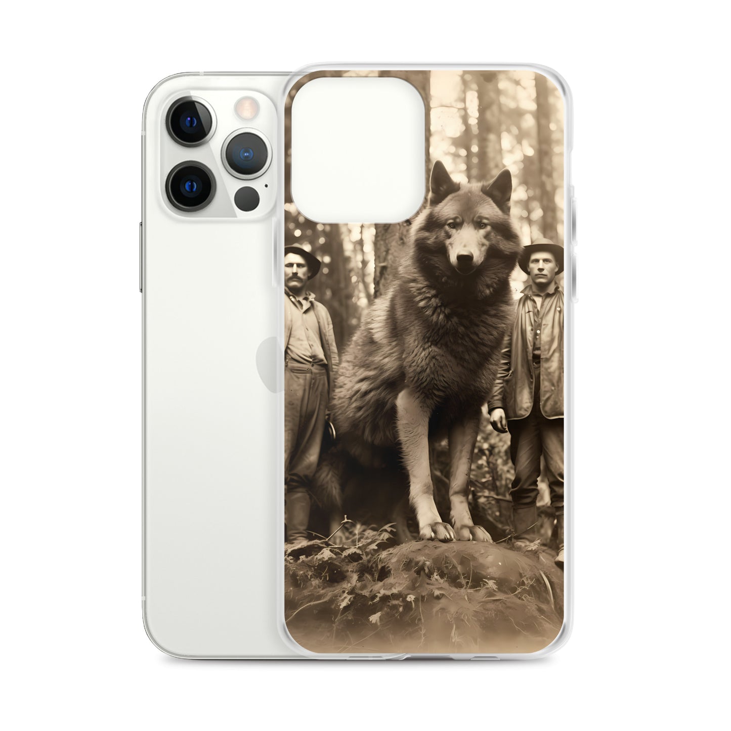 iPhone Case - The Logger and the Wolf