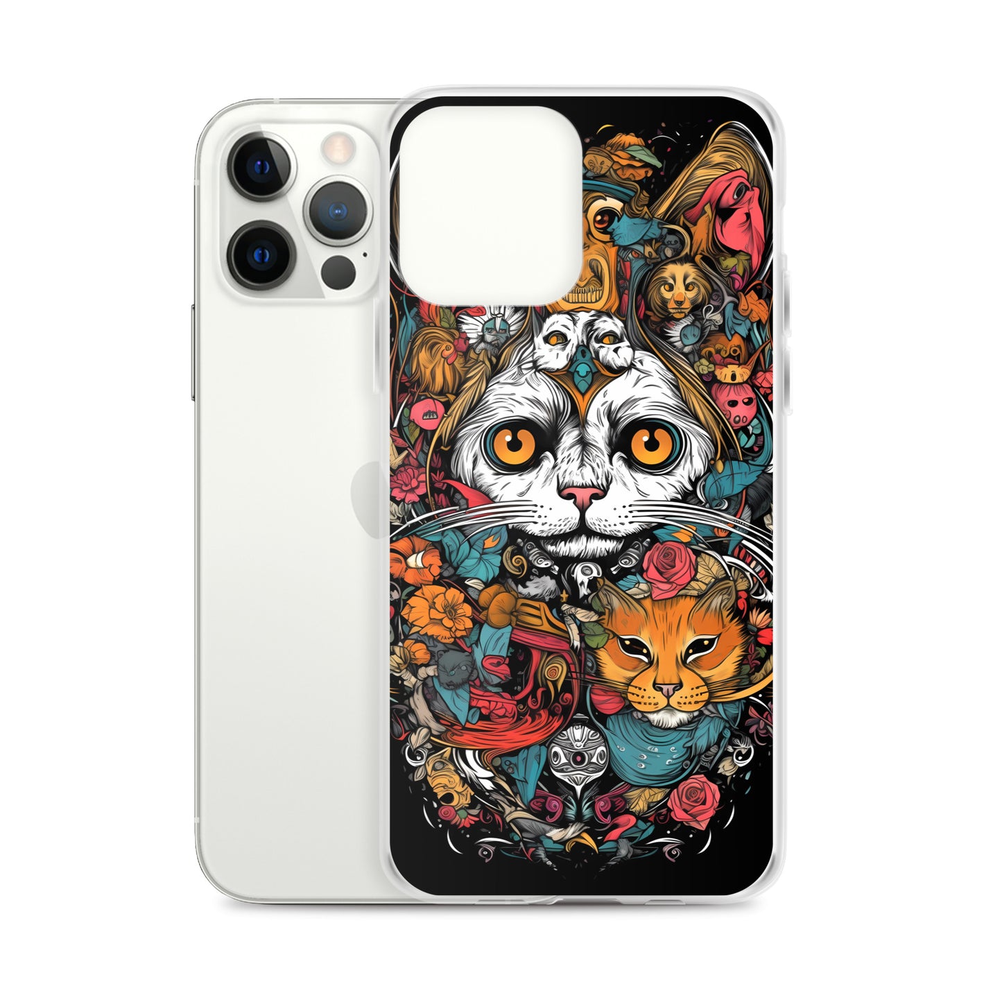 iPhone Case - Whimsical Cat Menagerie