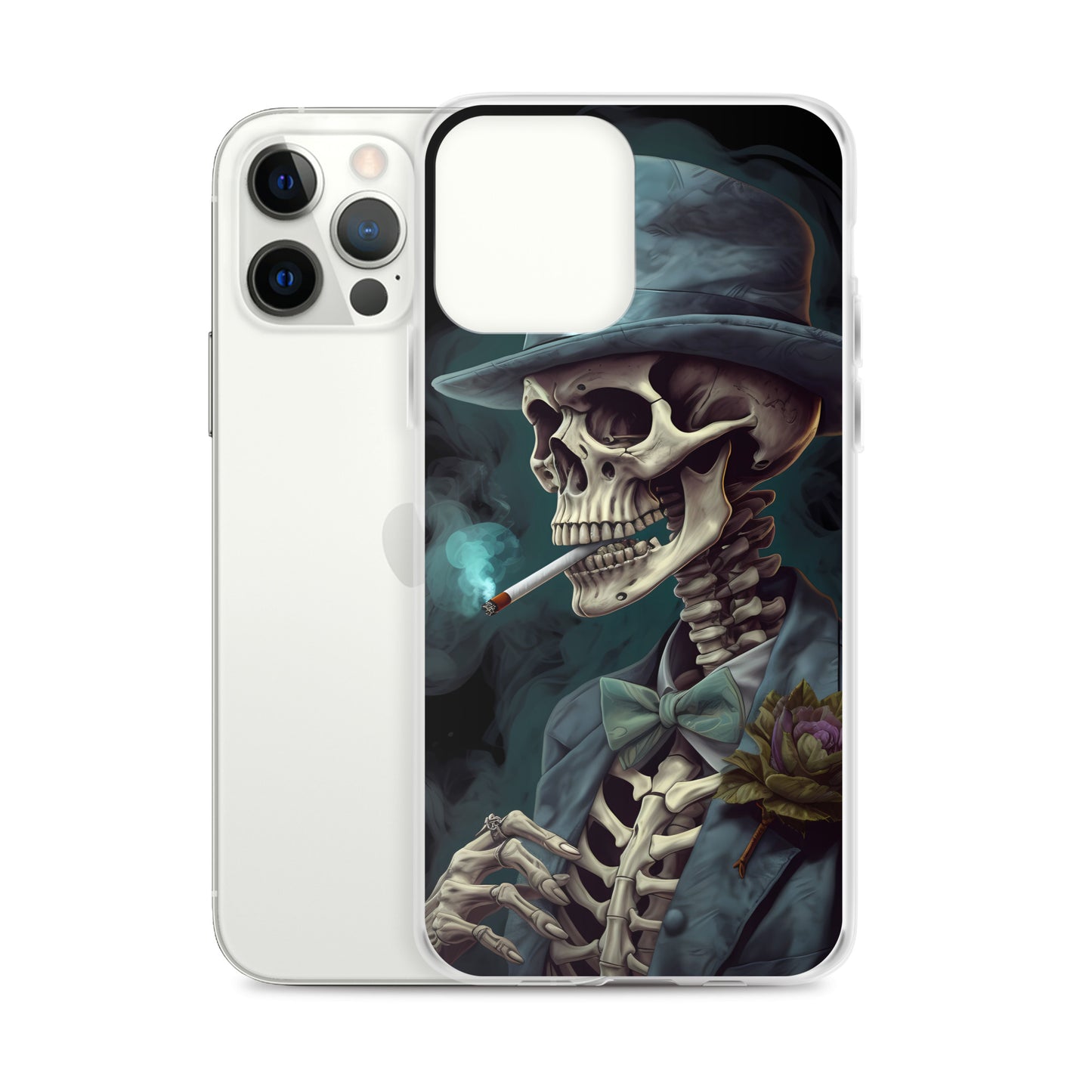 iPhone Case - Skeleton in Smoking Jacket