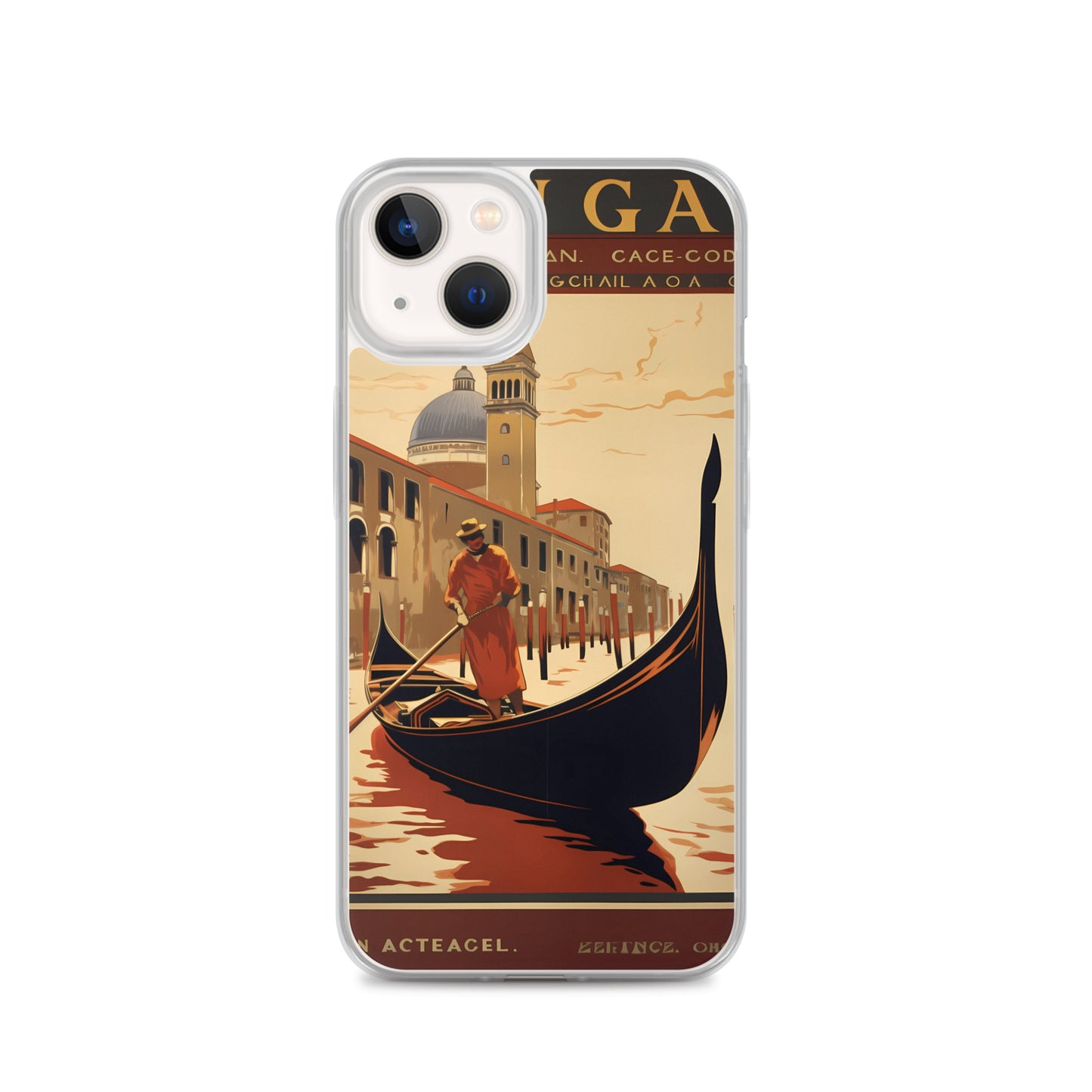 iPhone Case - Vintage Adverts - Venice Gondola