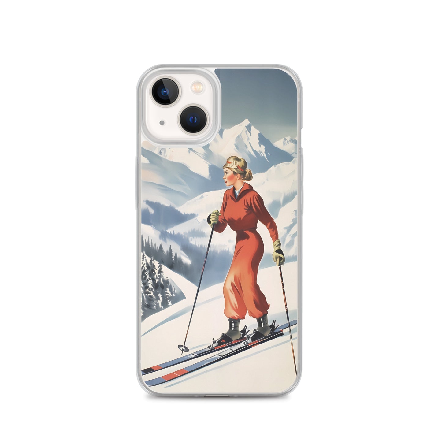 iPhone Case - Vintage Adverts - Skiing