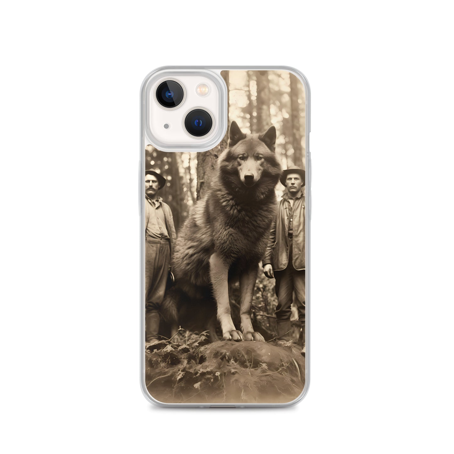 iPhone Case - The Logger and the Wolf