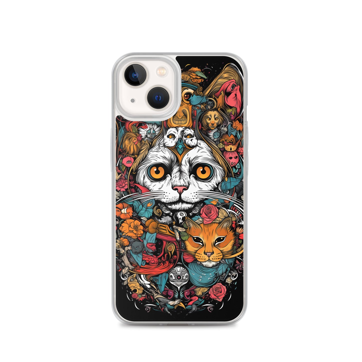 iPhone Case - Whimsical Cat Menagerie