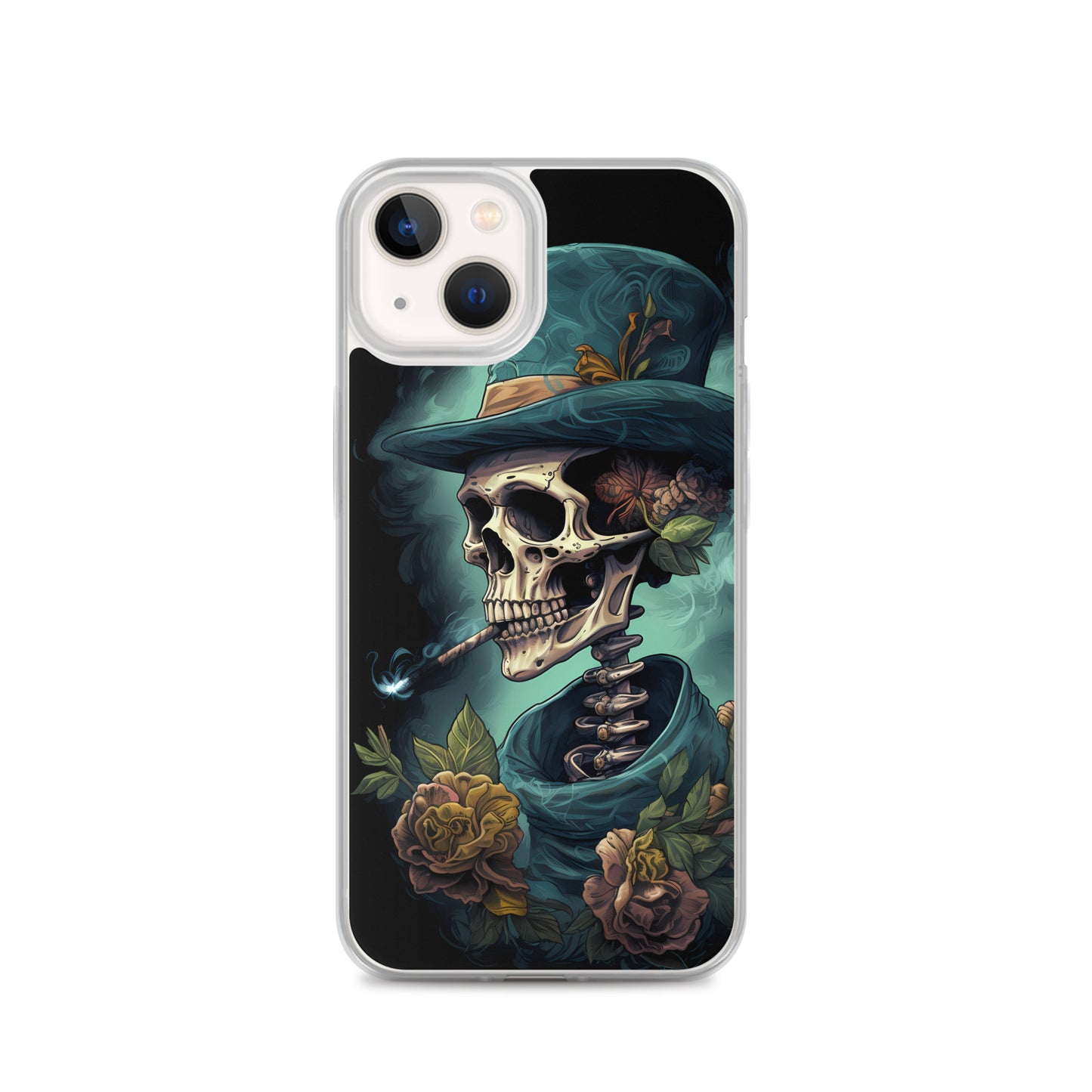 iPhone Case - Gothic Rose Skeleton