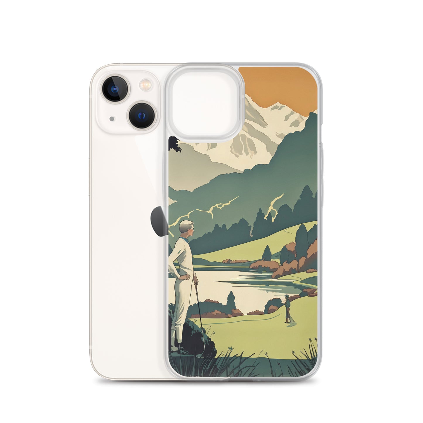 iPhone Case - Vintage Adverts - Mountain Golf