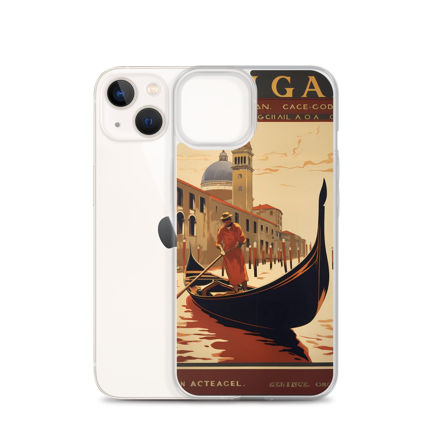 iPhone Case - Vintage Adverts - Venice Gondola