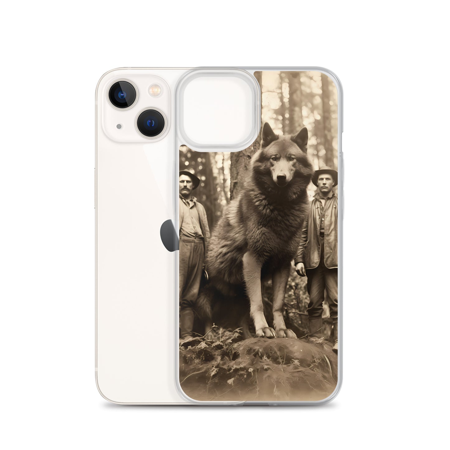 iPhone Case - The Logger and the Wolf