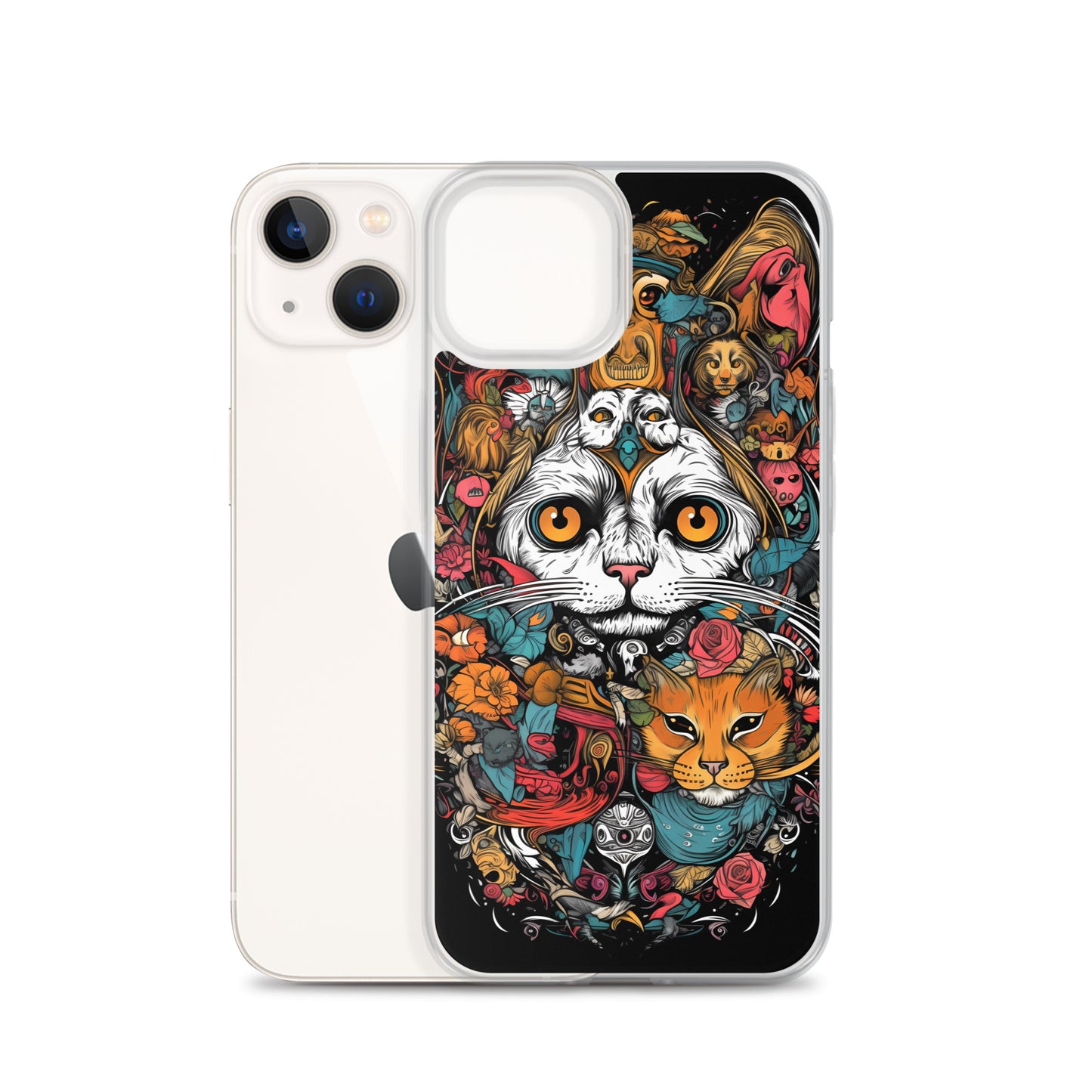 iPhone Case - Whimsical Cat Menagerie