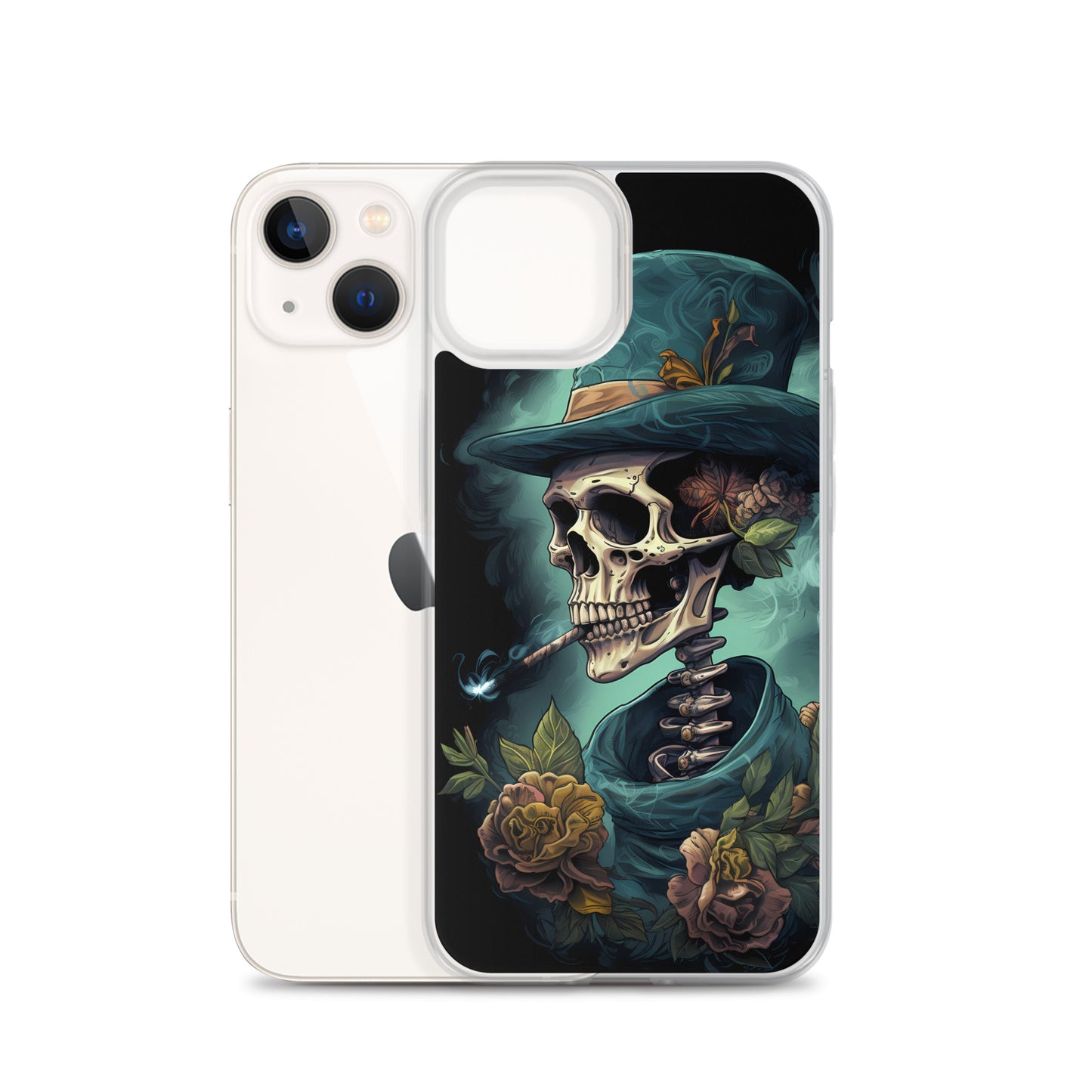 iPhone Case - Gothic Rose Skeleton