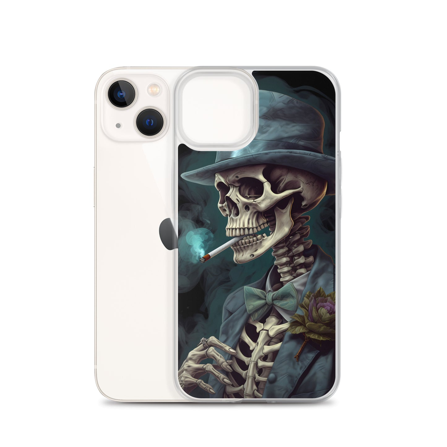 iPhone Case - Skeleton in Smoking Jacket