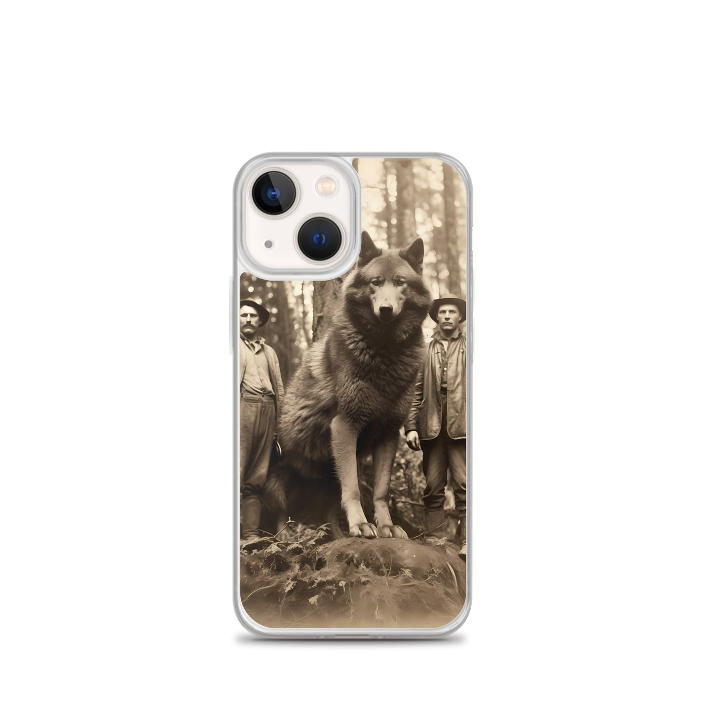 iPhone Case - The Logger and the Wolf