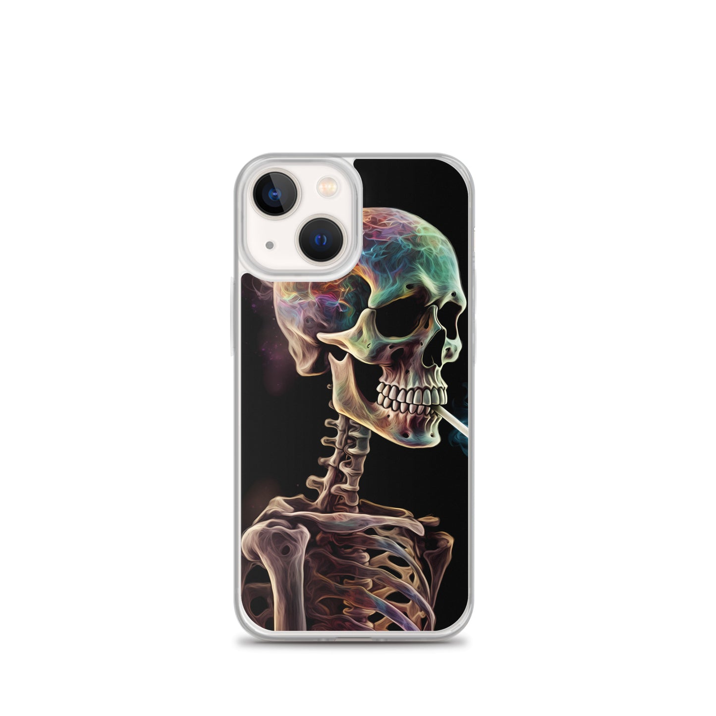 iPhone Case - Surreal Smoking Skeleton