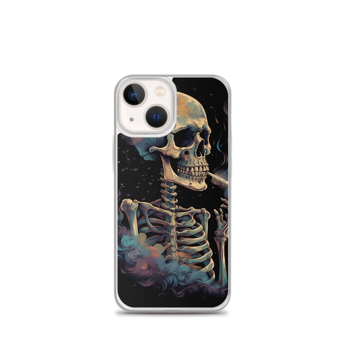 iPhone Case - Cosmic Skeleton Smoking