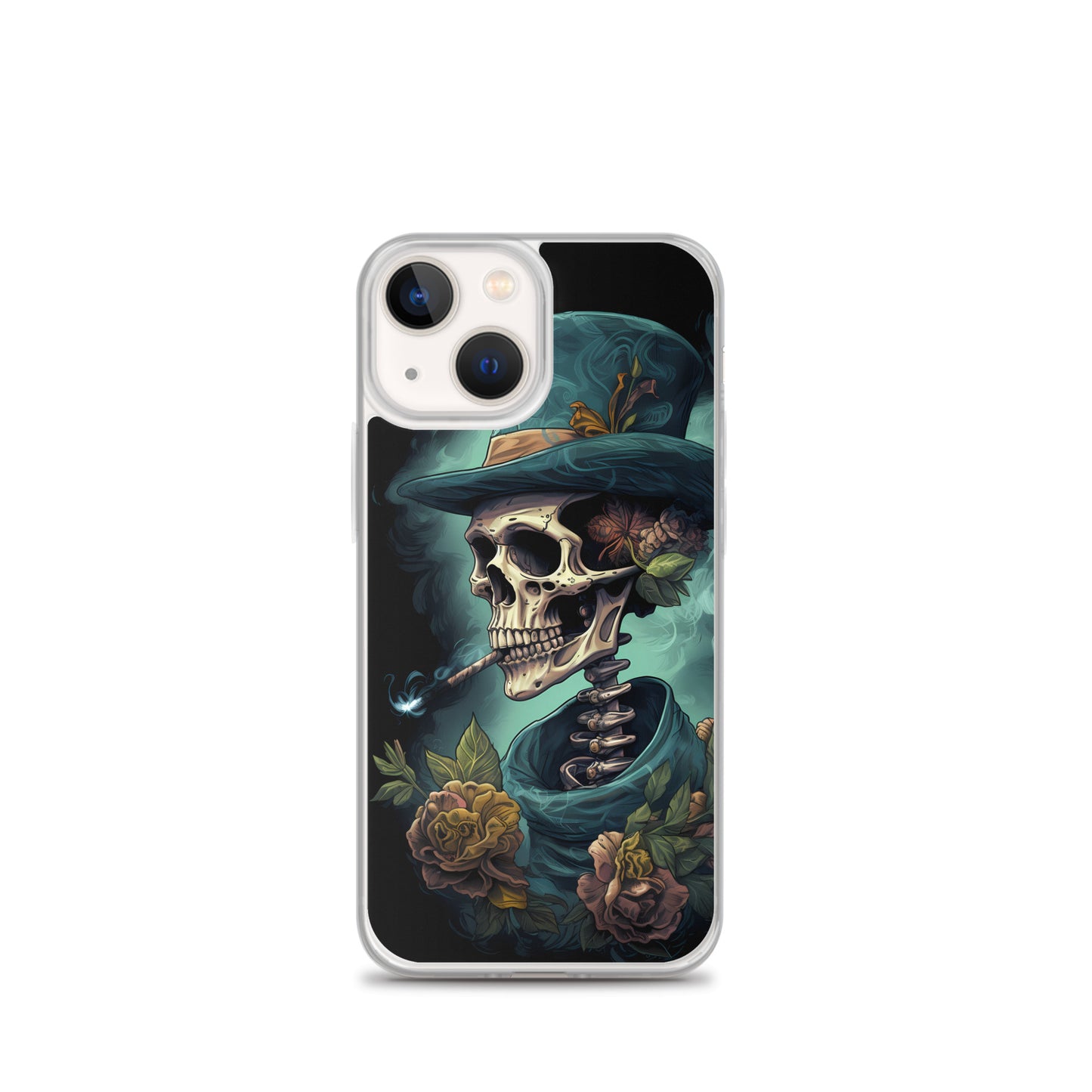 iPhone Case - Gothic Rose Skeleton