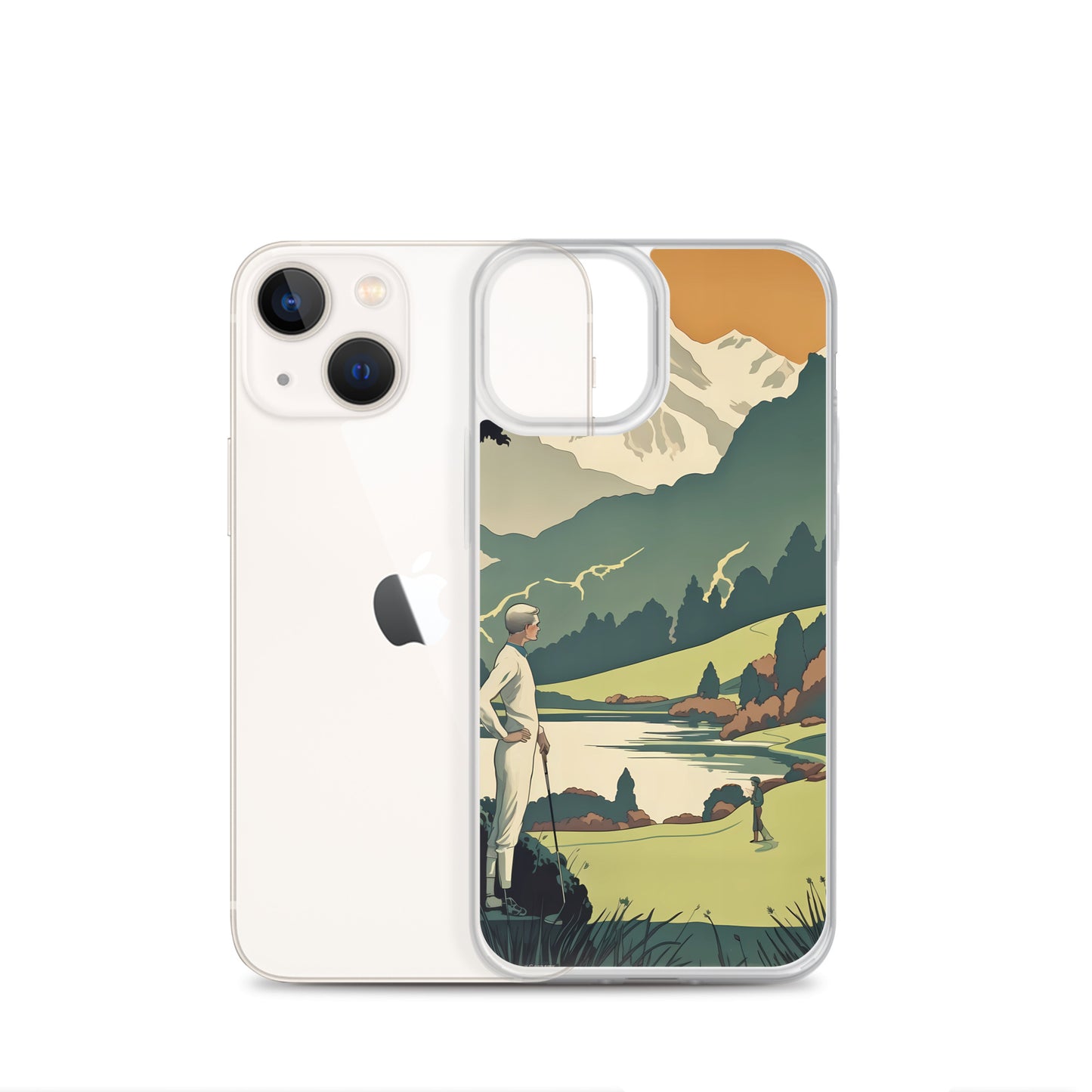 iPhone Case - Vintage Adverts - Mountain Golf