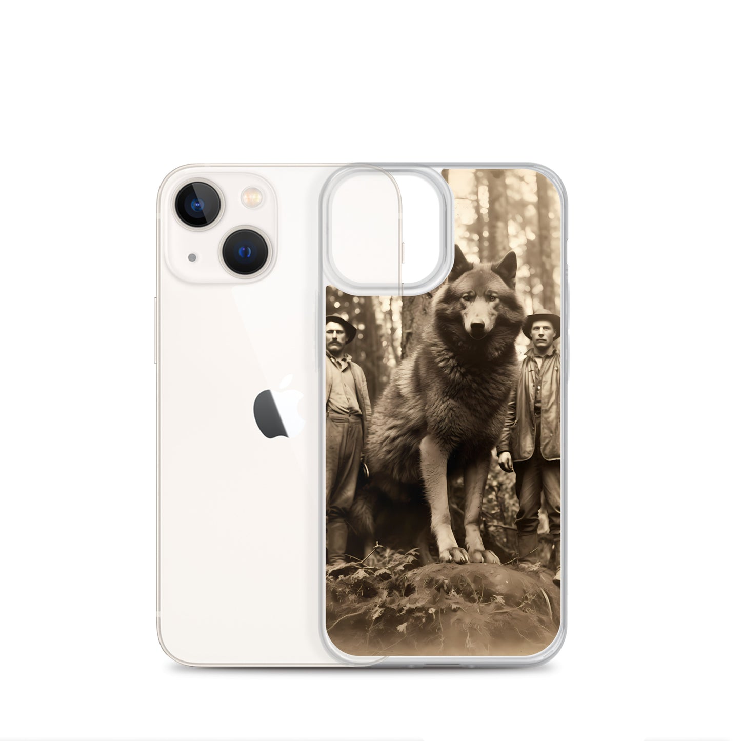 iPhone Case - The Logger and the Wolf