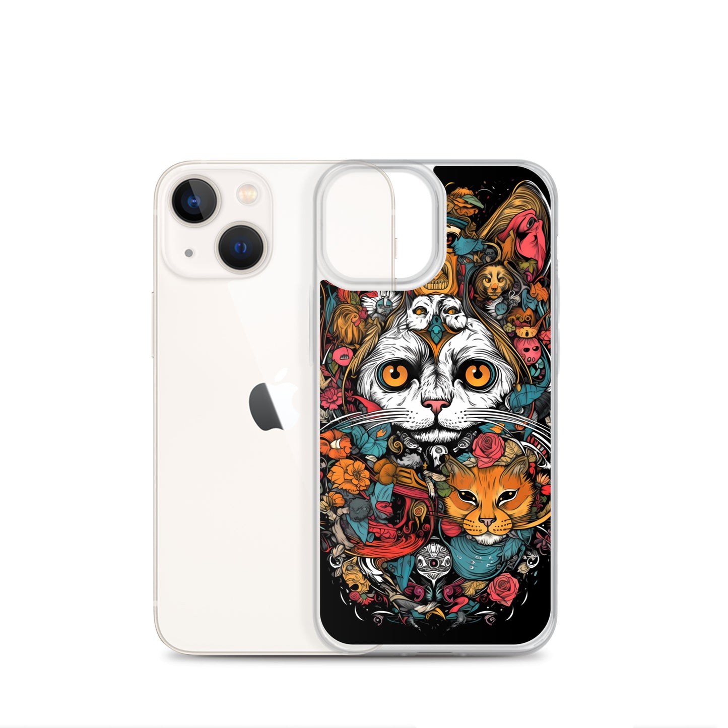 iPhone Case - Whimsical Cat Menagerie