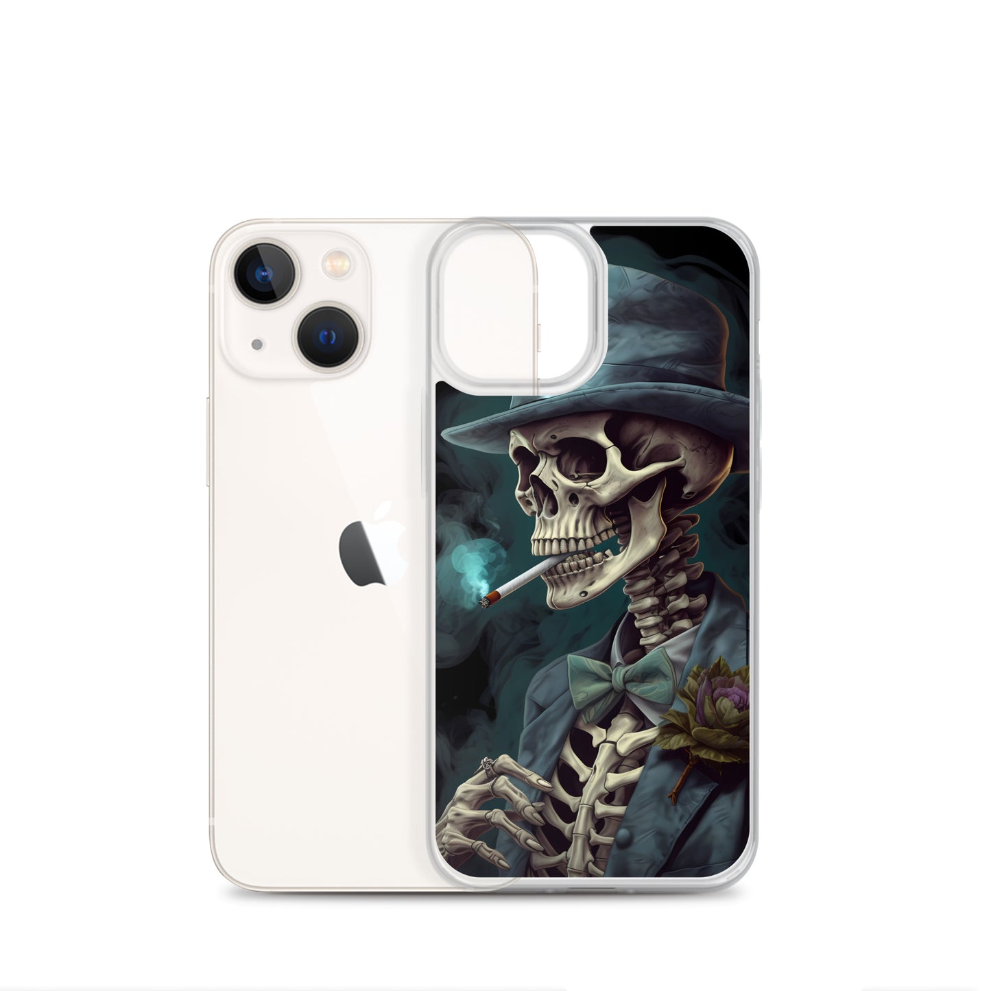 iPhone Case - Skeleton in Smoking Jacket