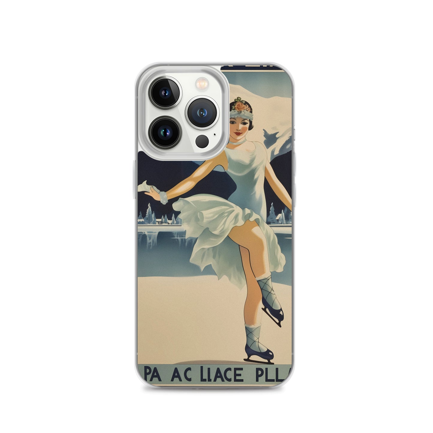 iPhone Case - Vintage Adverts - Lake Placid Skater