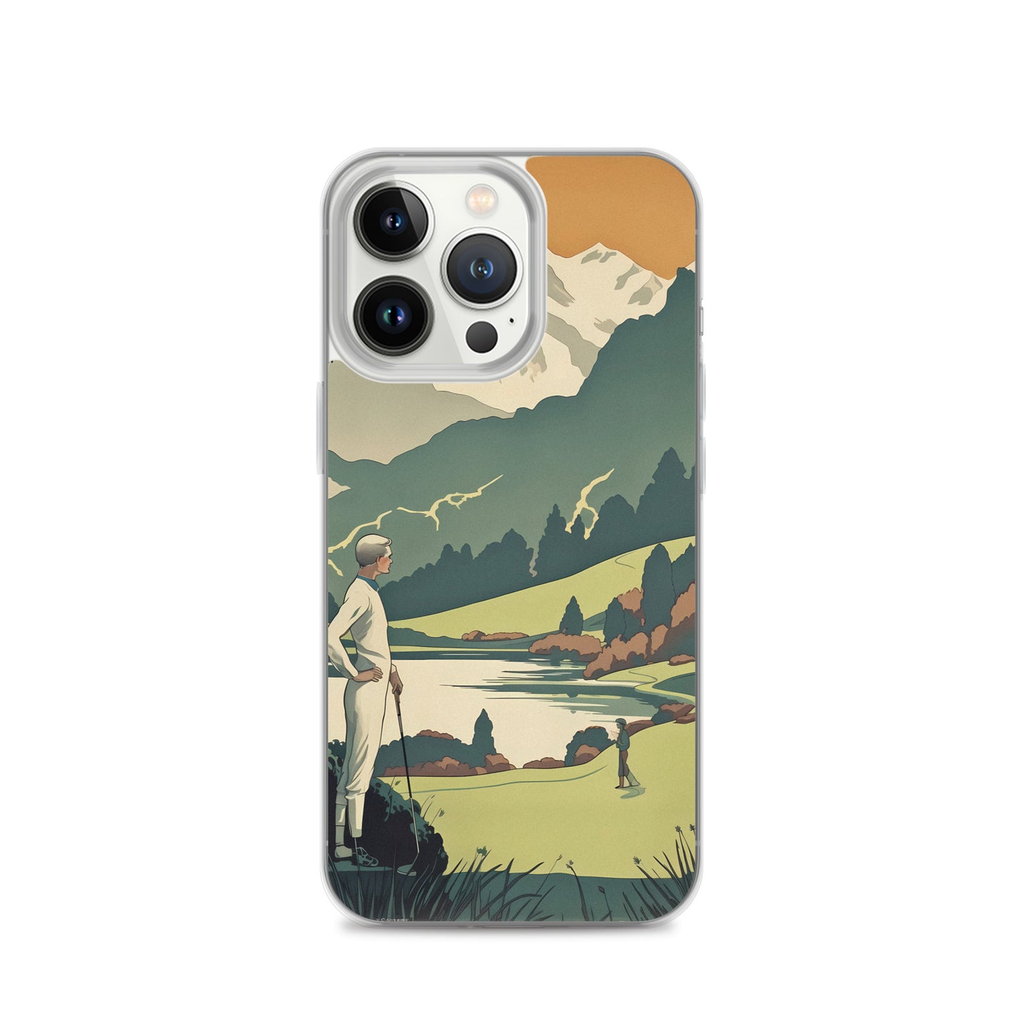 iPhone Case - Vintage Adverts - Mountain Golf