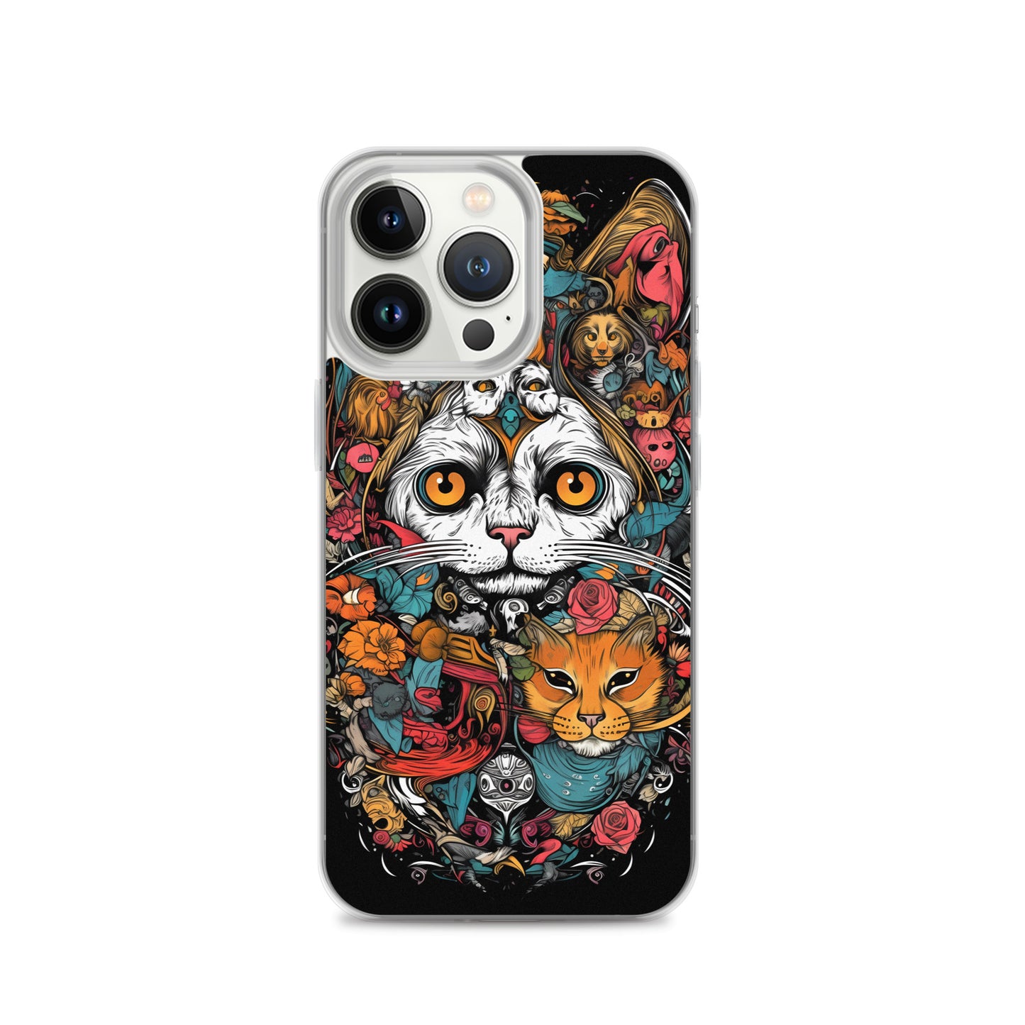 iPhone Case - Whimsical Cat Menagerie