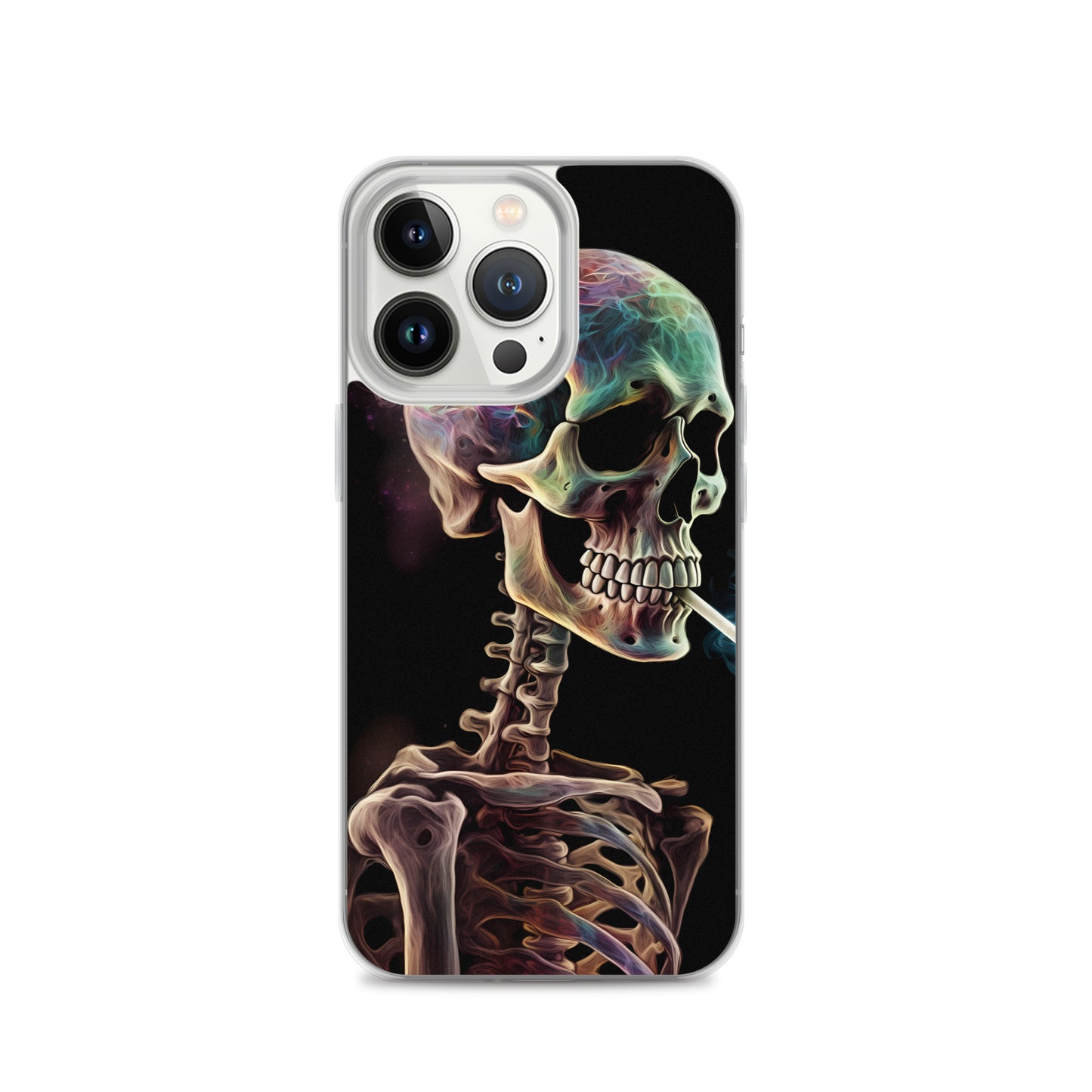 iPhone Case - Surreal Smoking Skeleton