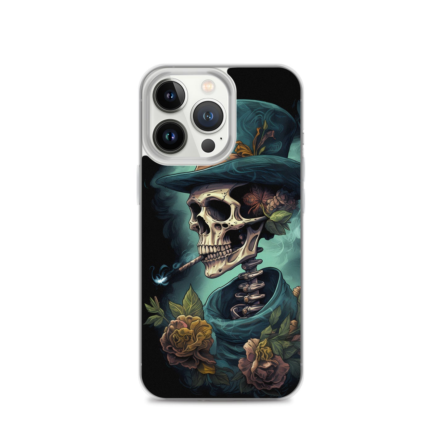 iPhone Case - Gothic Rose Skeleton