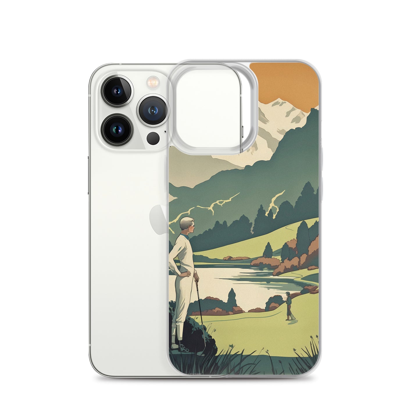 iPhone Case - Vintage Adverts - Mountain Golf