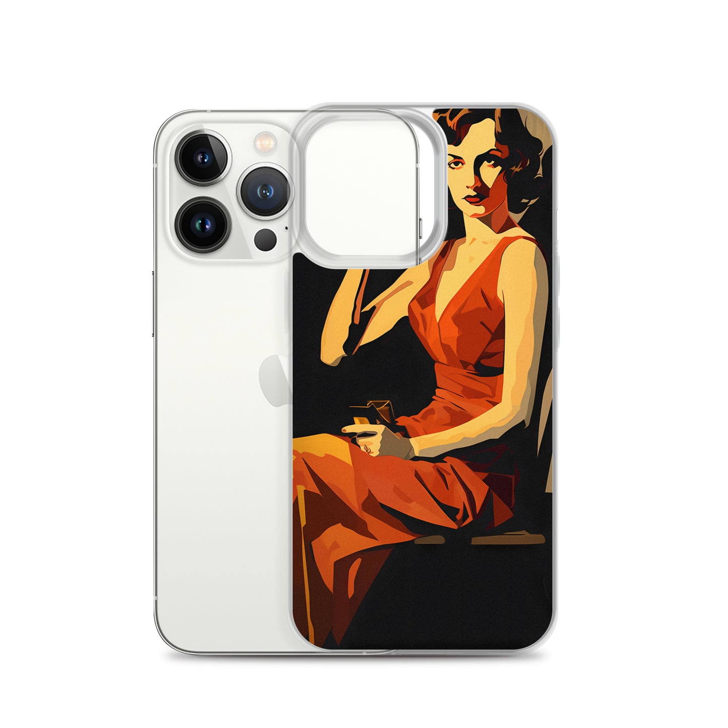 iPhone Case - Vintage Noir Pin-Up