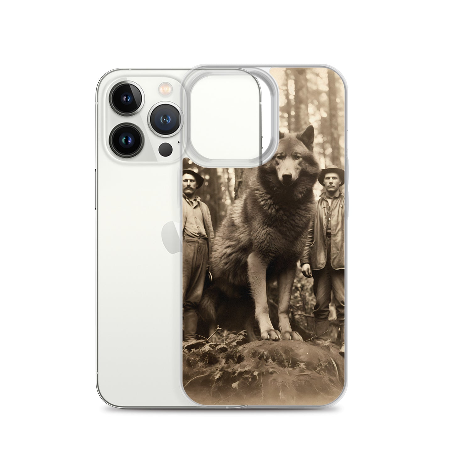 iPhone Case - The Logger and the Wolf