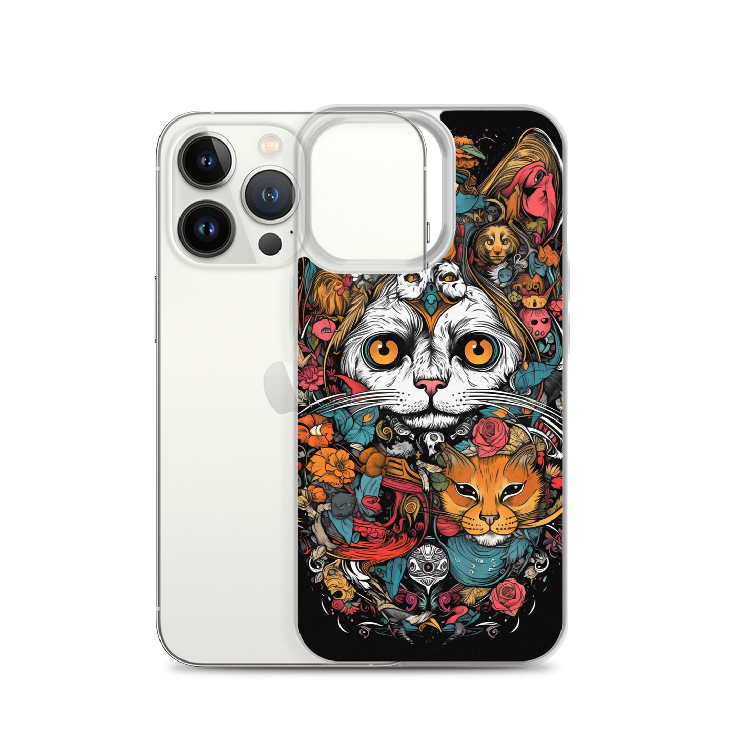 iPhone Case - Whimsical Cat Menagerie