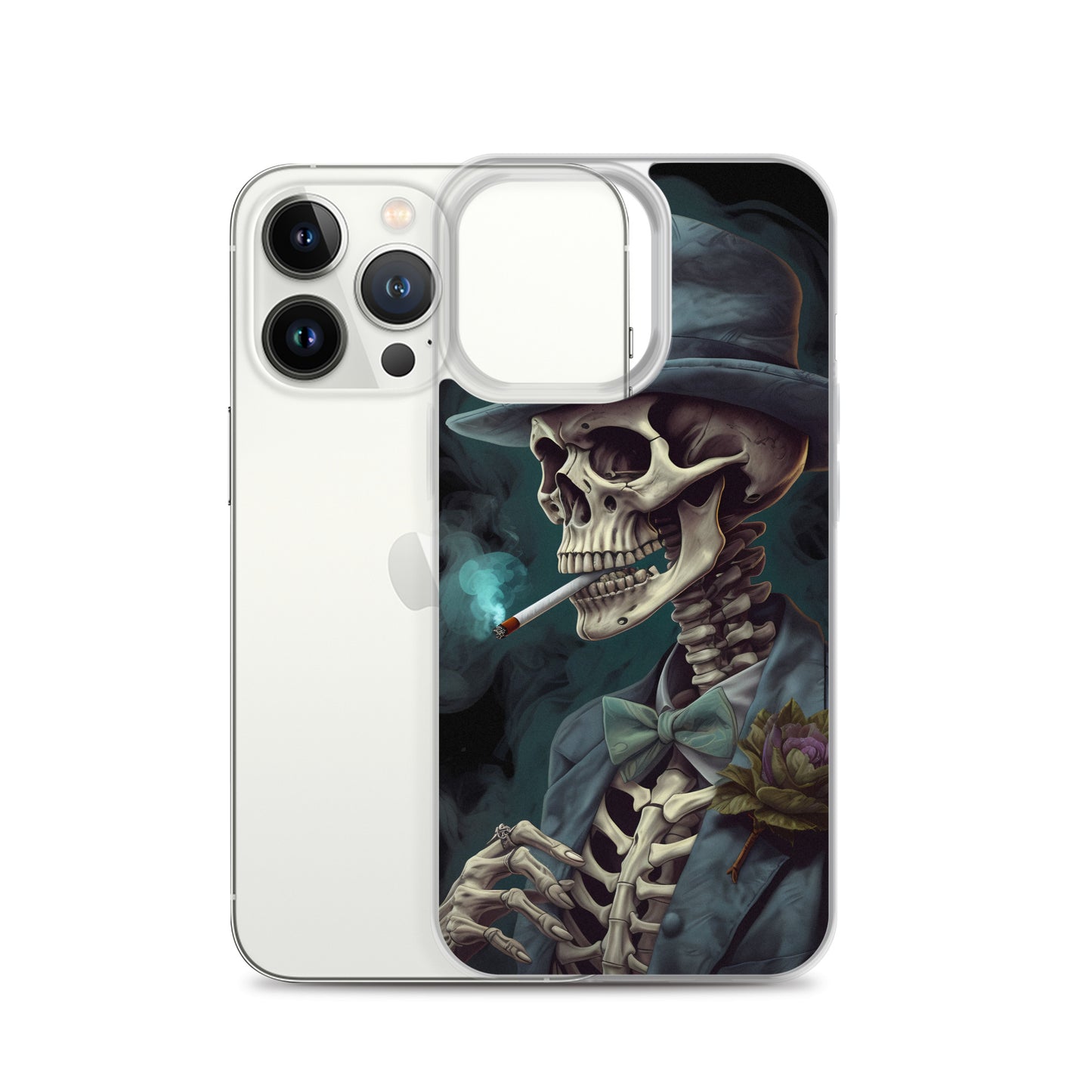 iPhone Case - Skeleton in Smoking Jacket