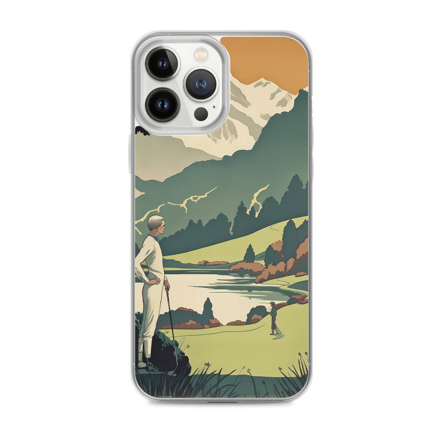 iPhone Case - Vintage Adverts - Mountain Golf