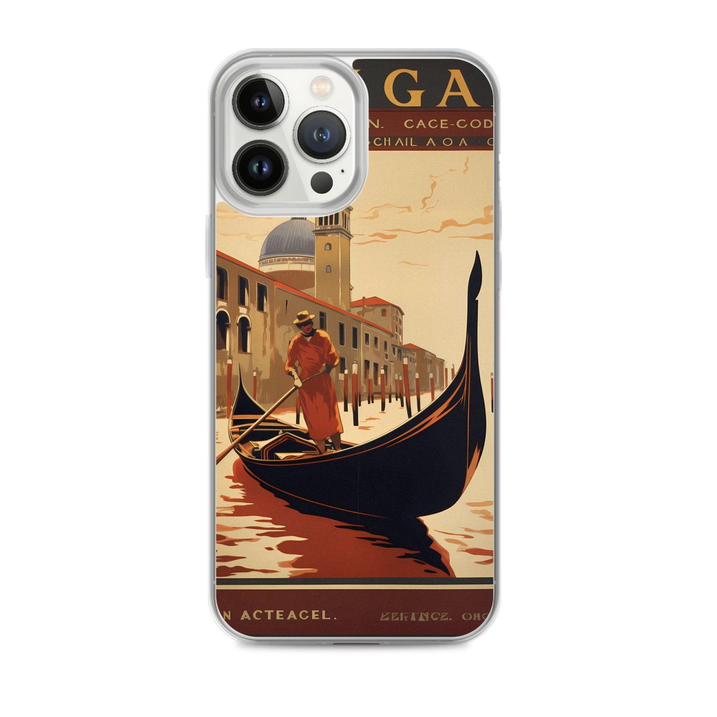 iPhone Case - Vintage Adverts - Venice Gondola