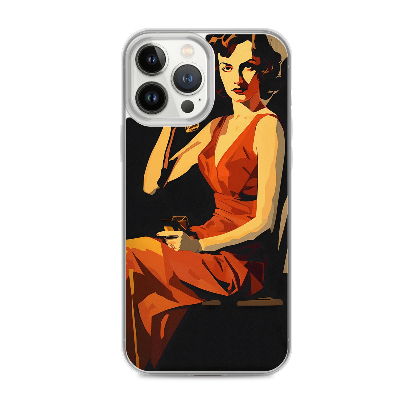 iPhone Case - Vintage Noir Pin-Up