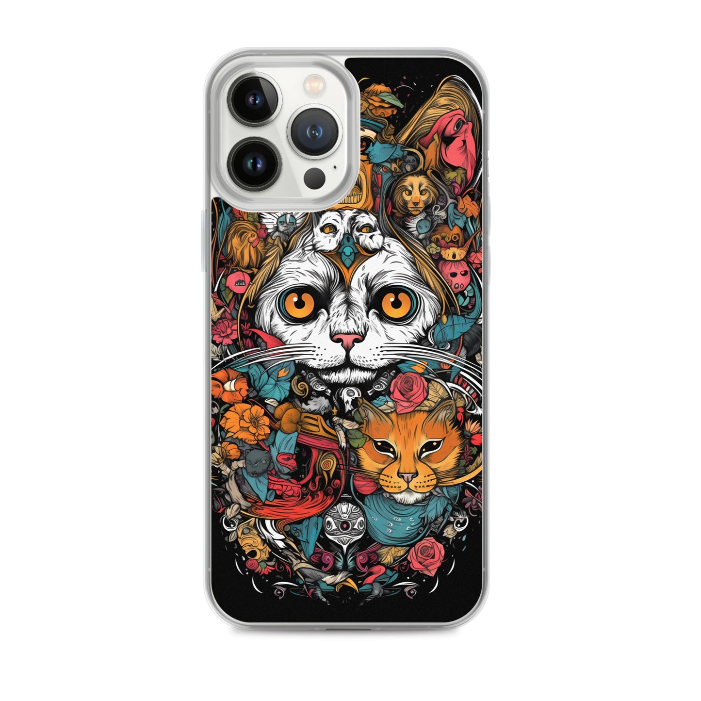 iPhone Case - Whimsical Cat Menagerie