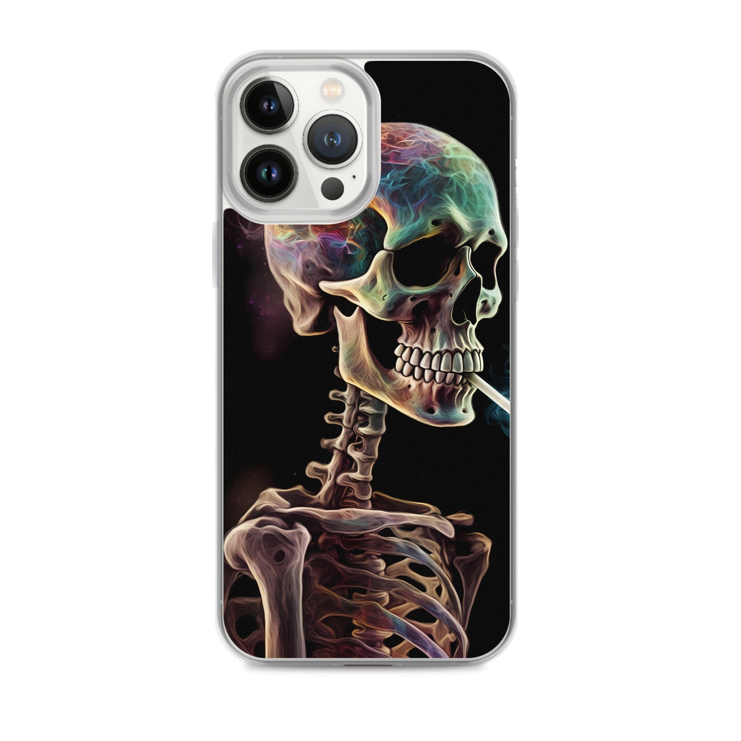 iPhone Case - Surreal Smoking Skeleton