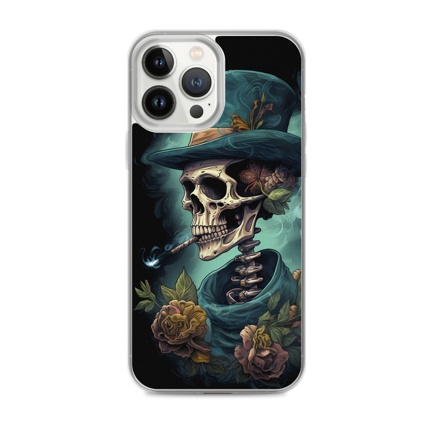 iPhone Case - Gothic Rose Skeleton